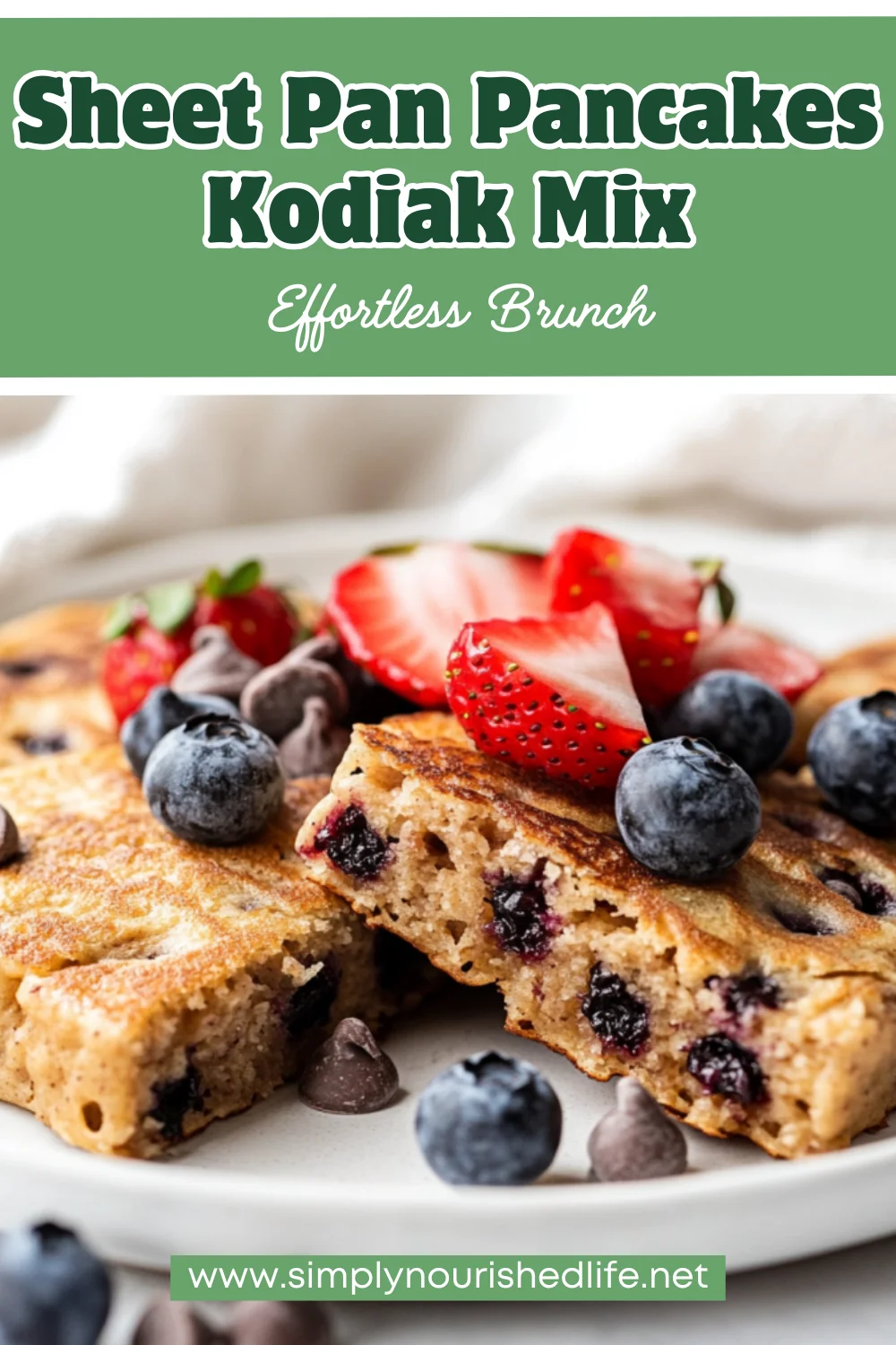 Sheet Pan Pancakes Kodiak Mix: Easy, Protein-Packed Breakfast Idea 1 Sheet Pan Pancakes Kodiak Mix