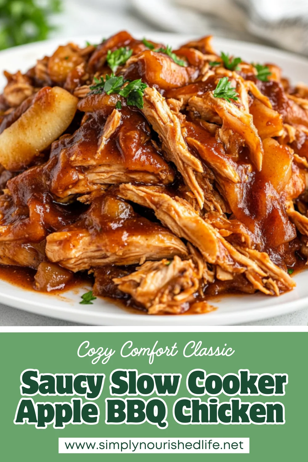 Slow Cooker Apple Bbq Chicken: Easy &Amp; Healthy Dinner Recipe 1 Slow Cooker Apple Bbq Chicken
