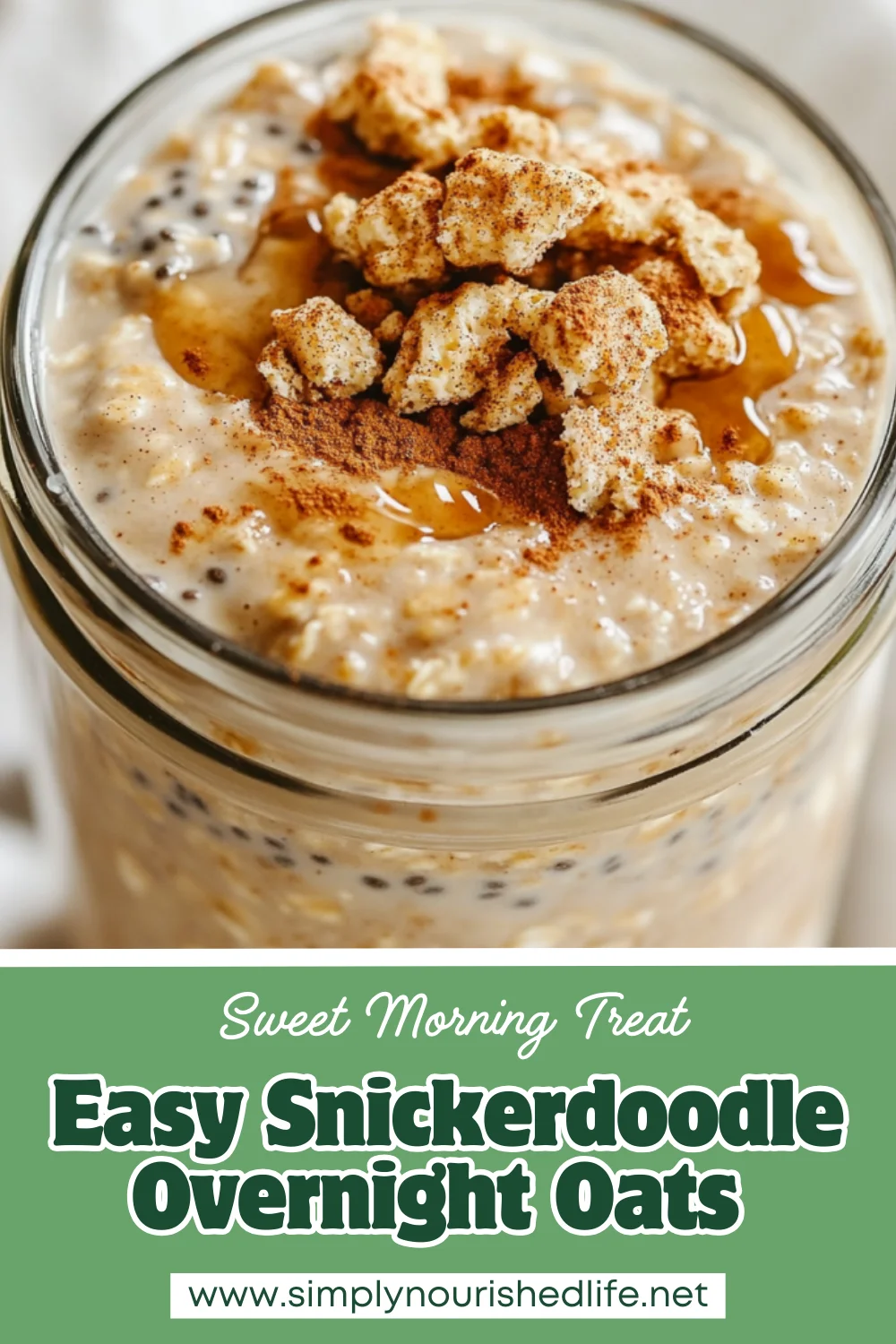 Snickerdoodle Overnight Oats