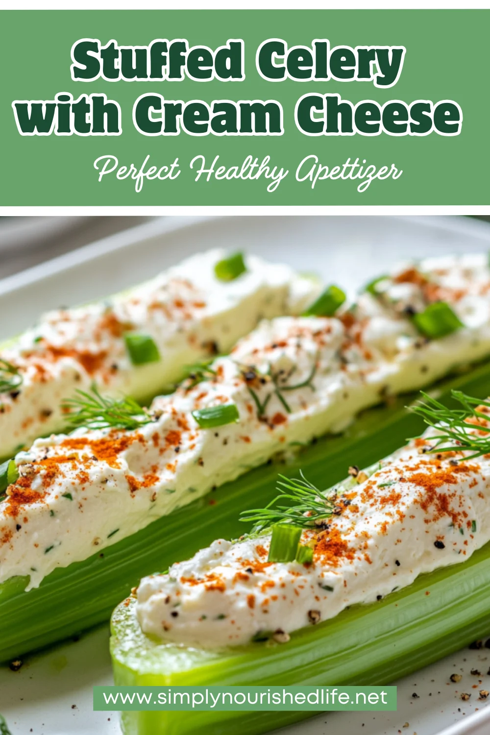 Stuffed Celery With Cream Cheese: A Healthy, Quick Snack Recipe 1 Stuffed Celery With Cream Cheese