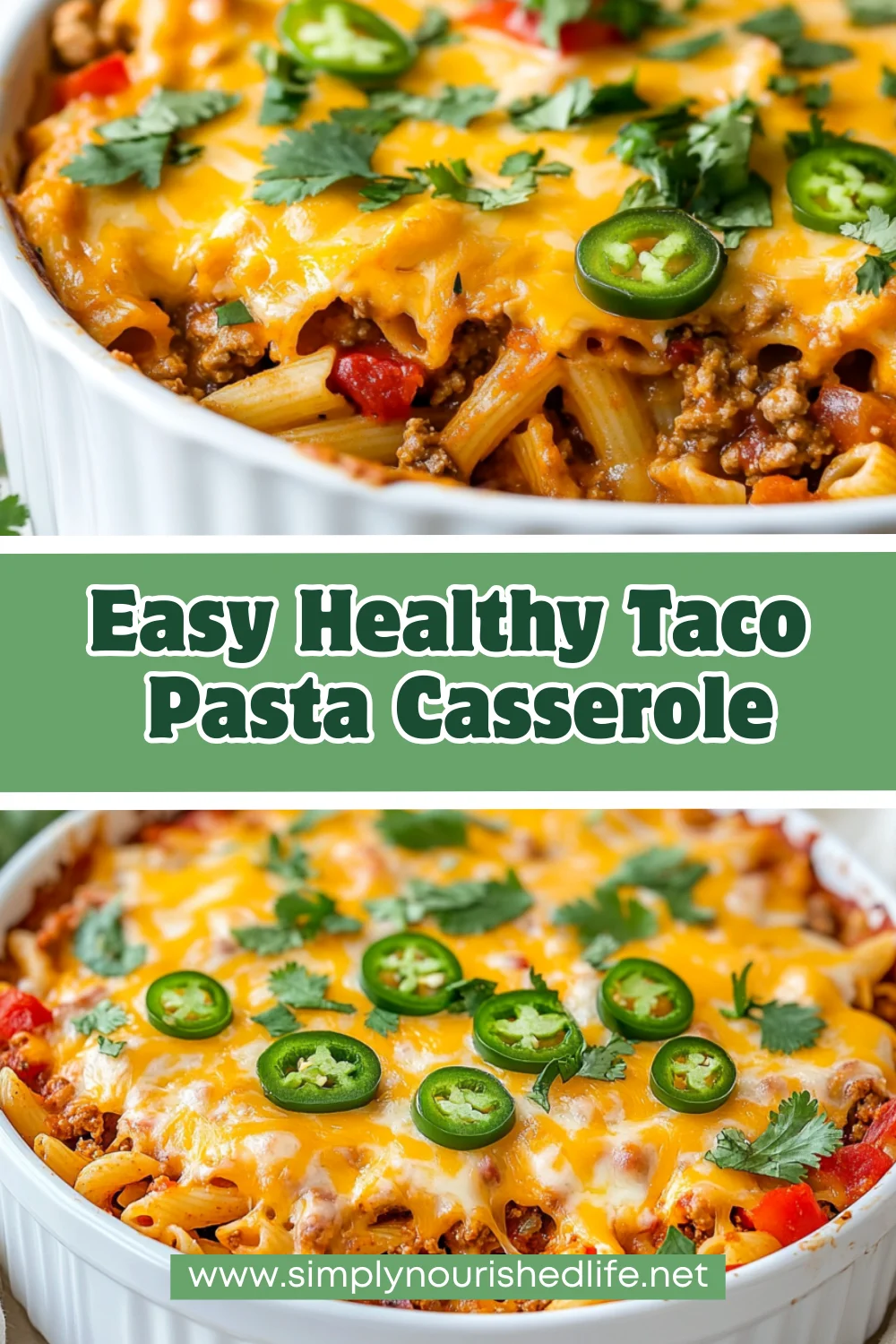 Taco Pasta Casserole: A Healthy, Cheesy, Flavor-Packed Dinner 1 Taco Pasta Casserole