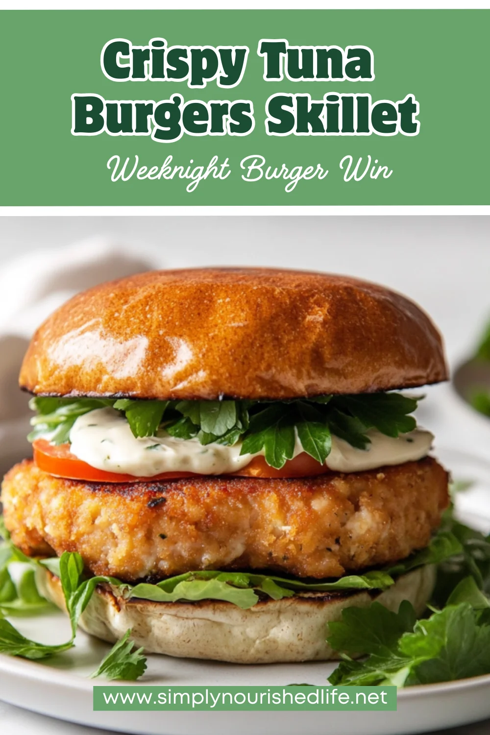 Satisfying Tuna Burgers Skillet Recipe Packed With Protein 1 Tuna Burgers Skillet