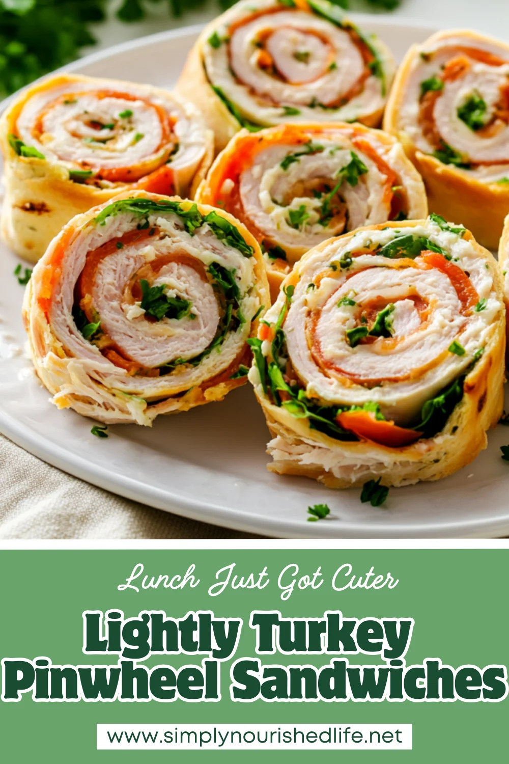 Turkey Pinwheel Sandwiches: The Perfect Healthy Lunch Or Snack 1 Turkey Pinwheel Sandwiches