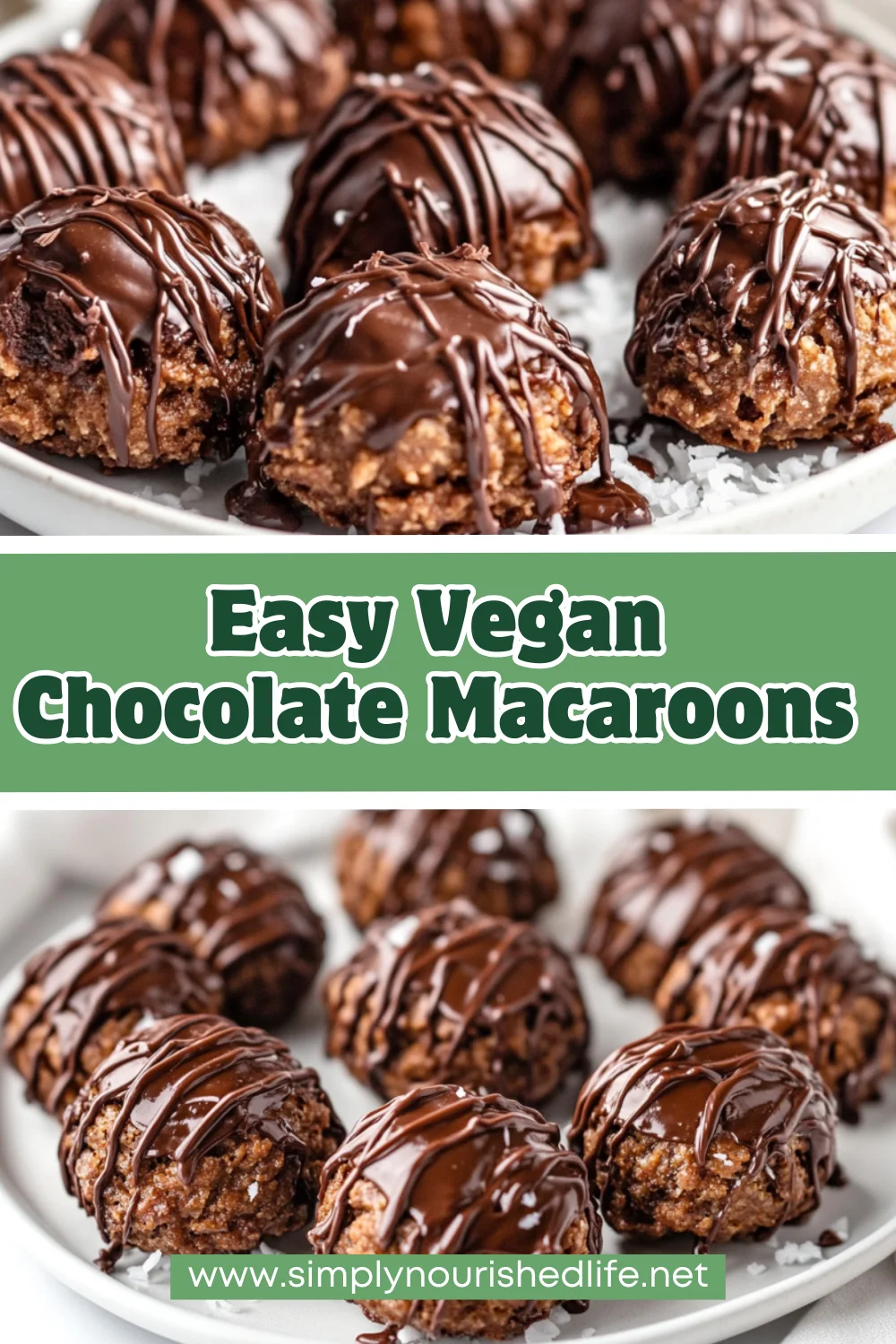 Vegan Chocolate Macaroons: Easy, Gluten-Free &Amp; Healthy Treats 1 Vegan Chocolate Macaroons