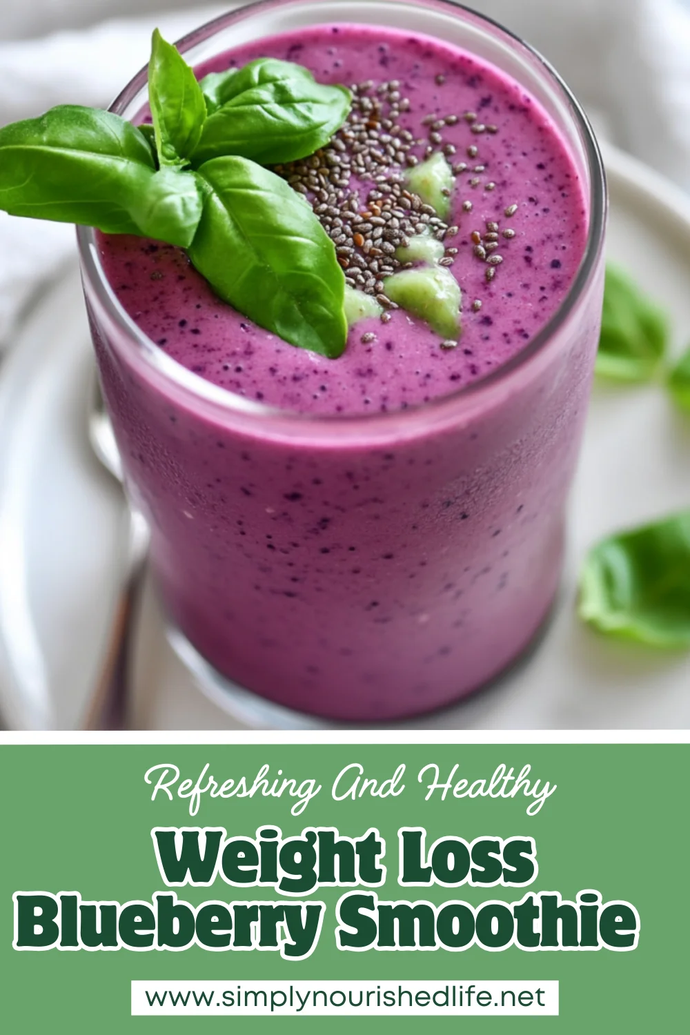 Weight Loss Blueberry Smoothie