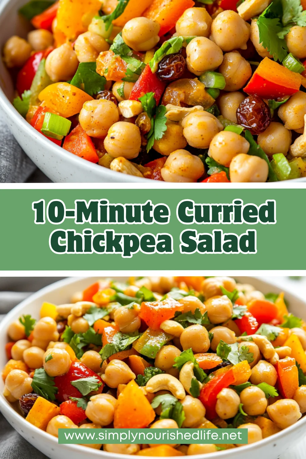 Famous 10-Minute Curried Chickpea Salad Packed With Flavor &Amp; Nutrition 1 10-Minute Curried Chickpea Salad