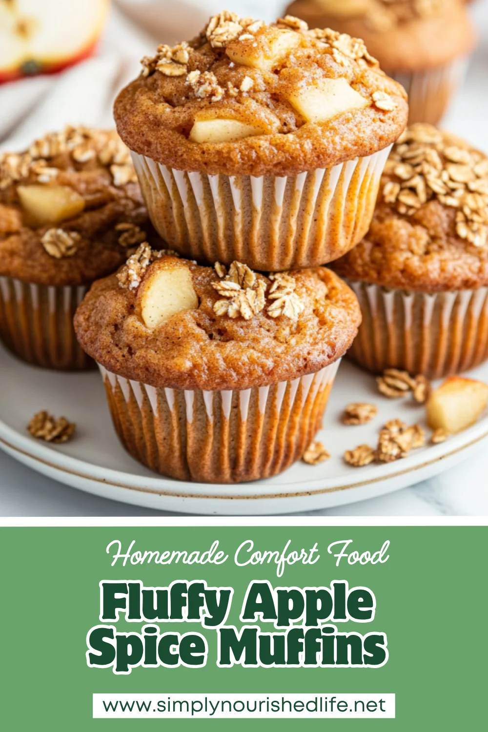 Healthy Apple Spice Muffins Recipe - Easy And Delicious 1 Apple Spice Muffins