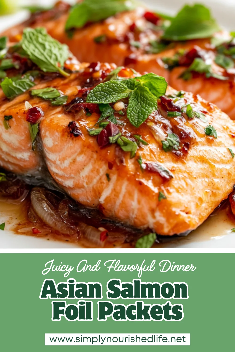 Asian Salmon Foil Packets - A Healthy &Amp; Easy Dinner Recipe 1 Asian Salmon Foil Packets