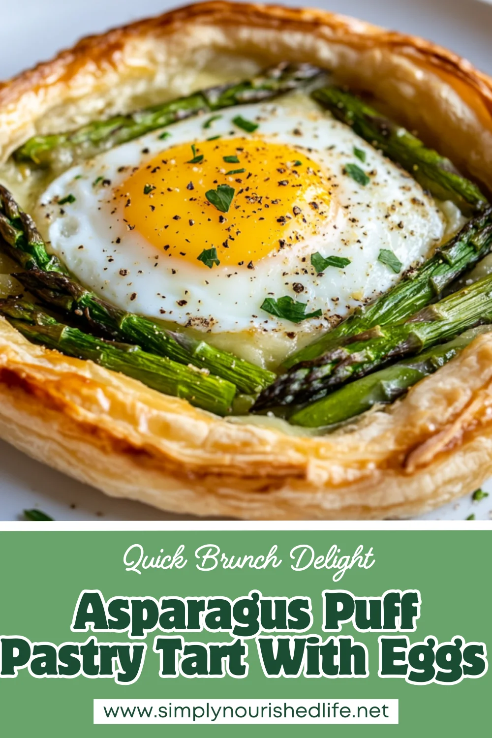Asparagus Puff Pastry Tart With Eggs: A Healthy &Amp; Delicious Recipe 1 Asparagus Puff Pastry Tart With Eggs