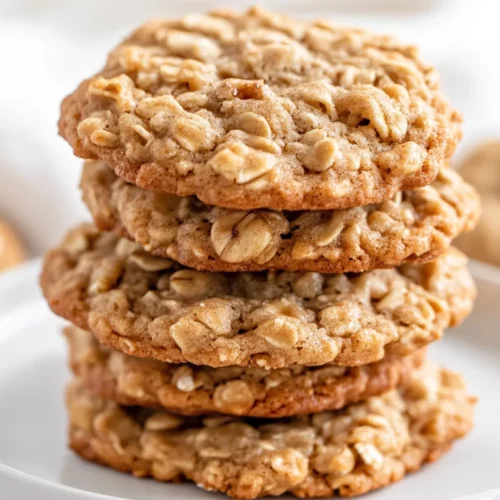 Perfect Banana Oatmeal Cookies Packed With Healthy Goodness 2 Golden Banana Oatmeal Cookies Stacked On A White Plate, Highlighting Walnuts And Cinnamon, With A Clean Background.