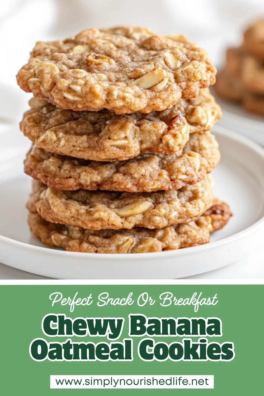 Perfect Banana Oatmeal Cookies Packed With Healthy Goodness 1 Banana Oatmeal Cookies