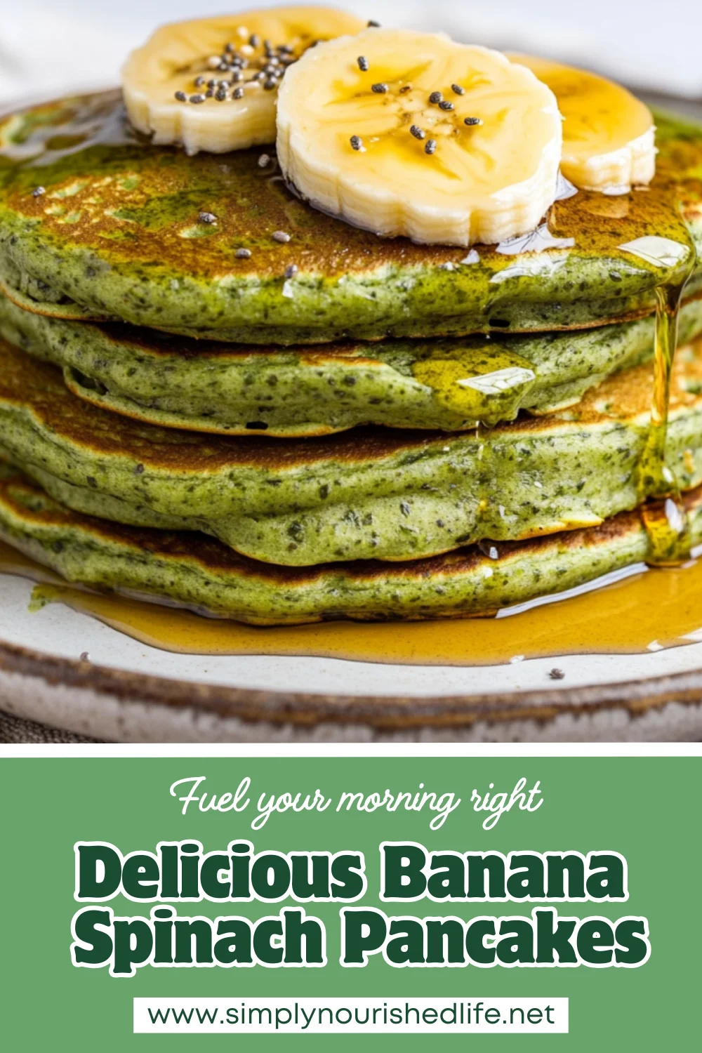 Banana Spinach Pancakes: Healthy, Delicious, And Gluten-Free 1 Banana Spinach Pancakes