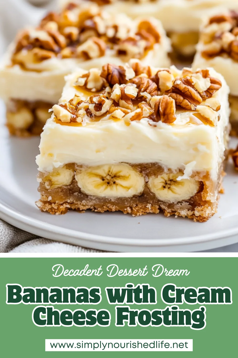 Bananas With Cream Cheese Frosting: The Ultimate Healthy Dessert 1 Bananas With Cream Cheese Frosting