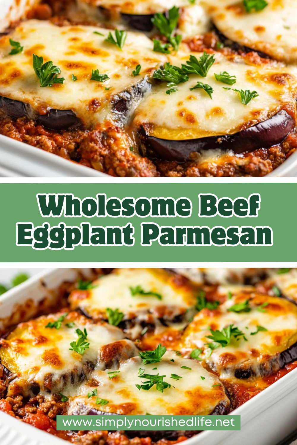 Beef Eggplant Parmesan