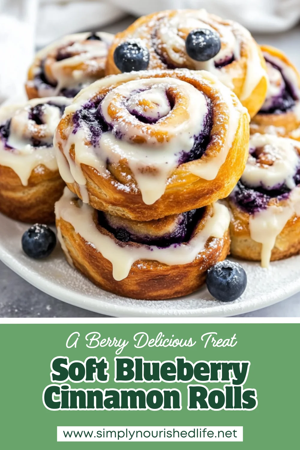 Best Blueberry Cinnamon Rolls With Cream Cheese Frosting 1 Blueberry Cinnamon Rolls