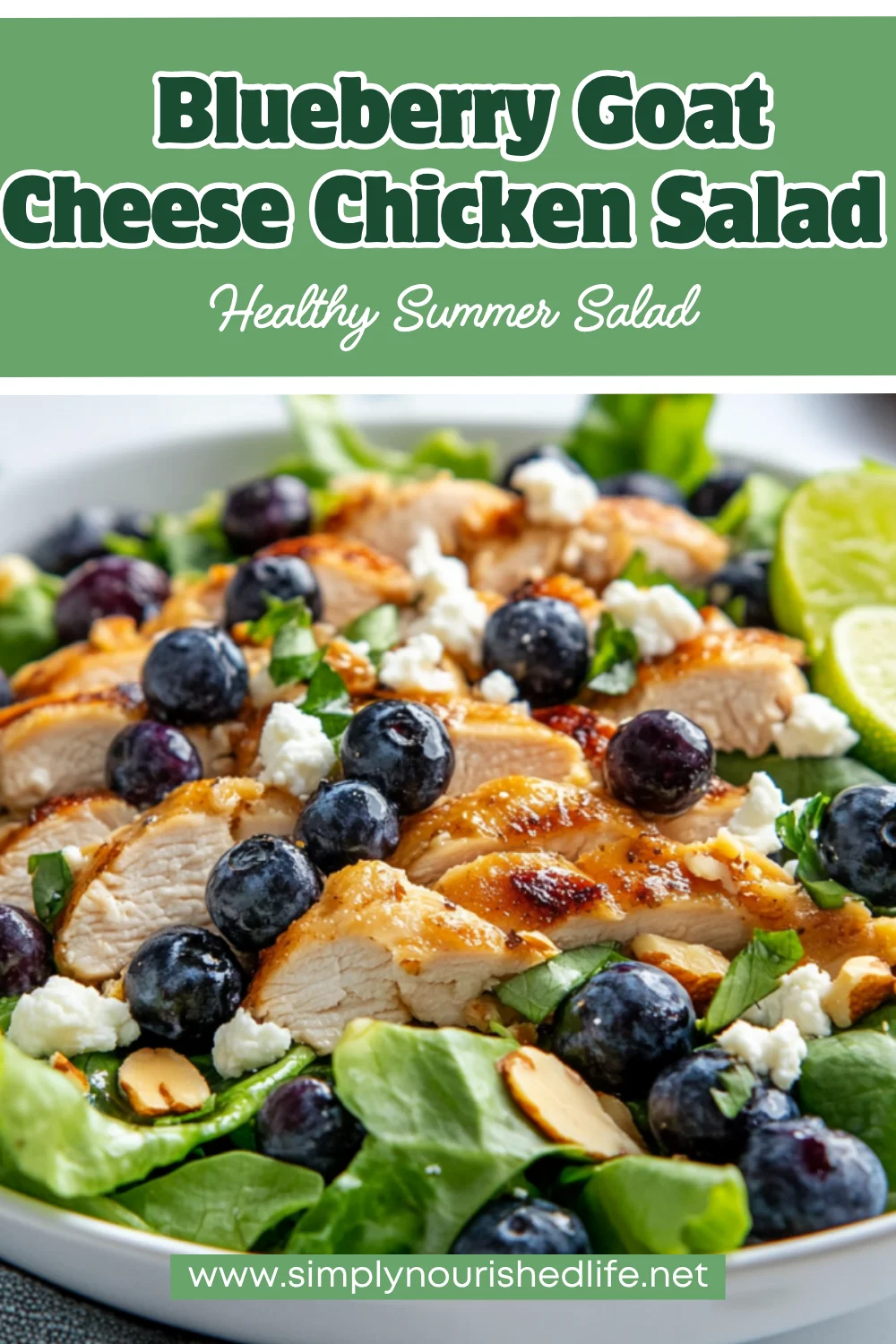 Blueberry Goat Cheese Chicken Salad