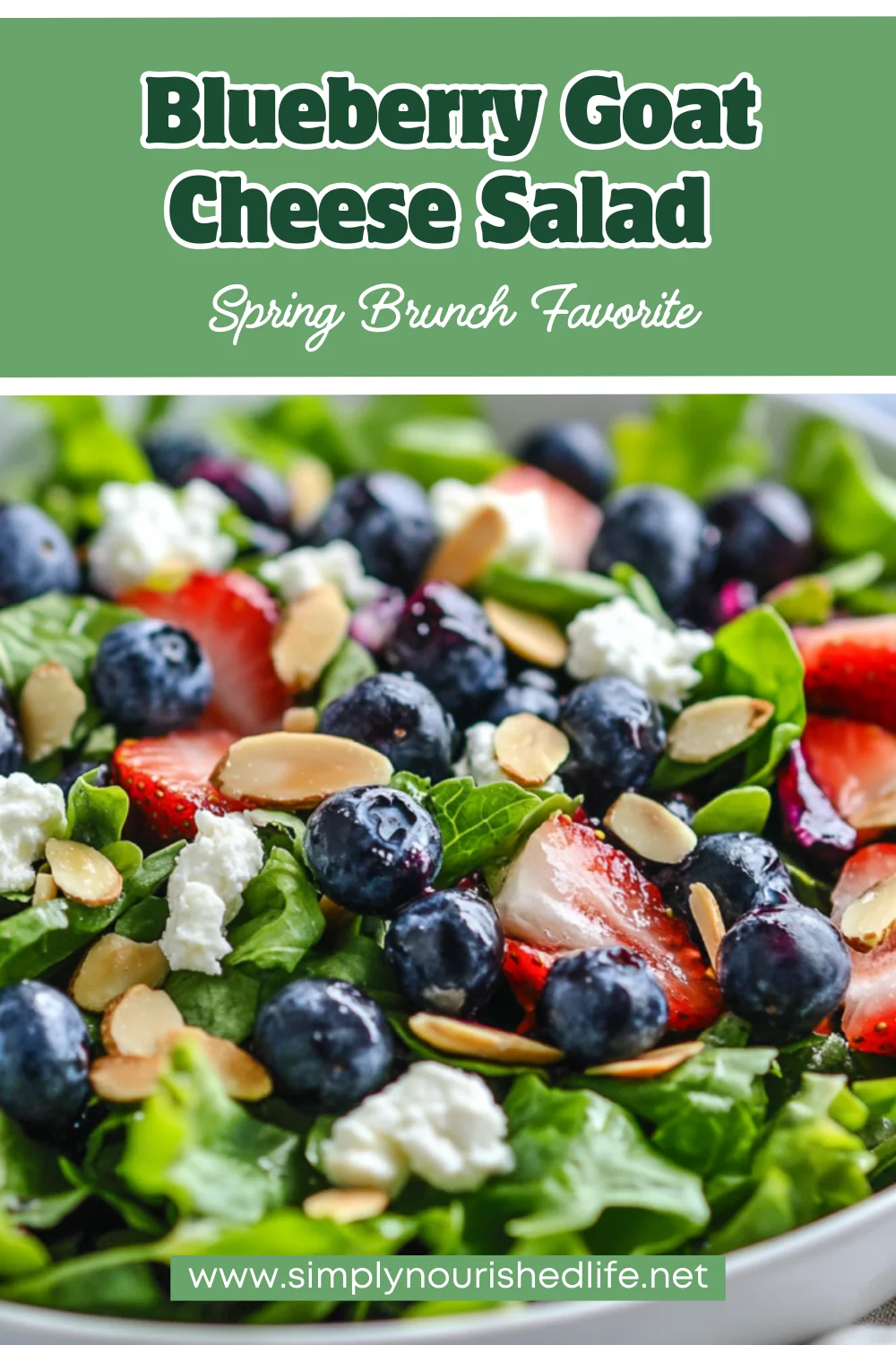 Blueberry Goat Cheese Salad