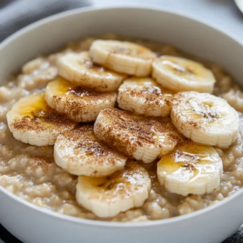 Brown Sugar Banana Oatmeal: A Nutritious Start To Your Day 2 Bowl Of Brown Sugar Banana Oatmeal Topped With Sliced Bananas And Cinnamon On A Neutral Table