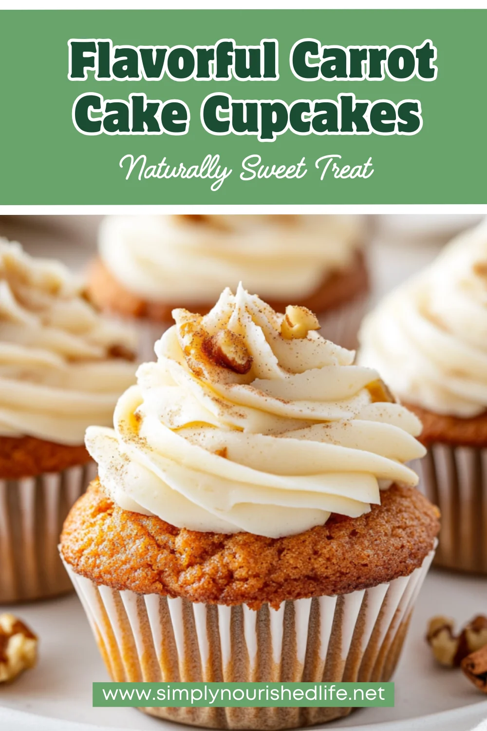 Perfect Carrot Cake Cupcakes With Cream Cheese Frosting 1 Carrot Cake Cupcakes