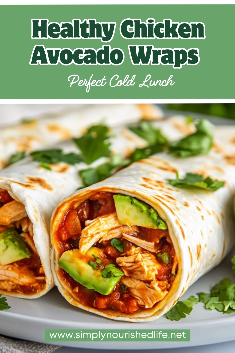Chicken Avocado Wraps