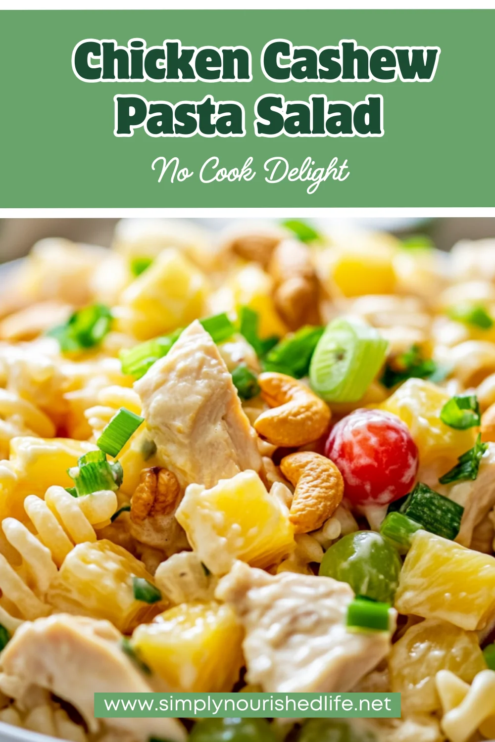 The Best Chicken Cashew Pasta Salad: A Protein-Packed Favorite 1 Chicken Cashew Pasta Salad