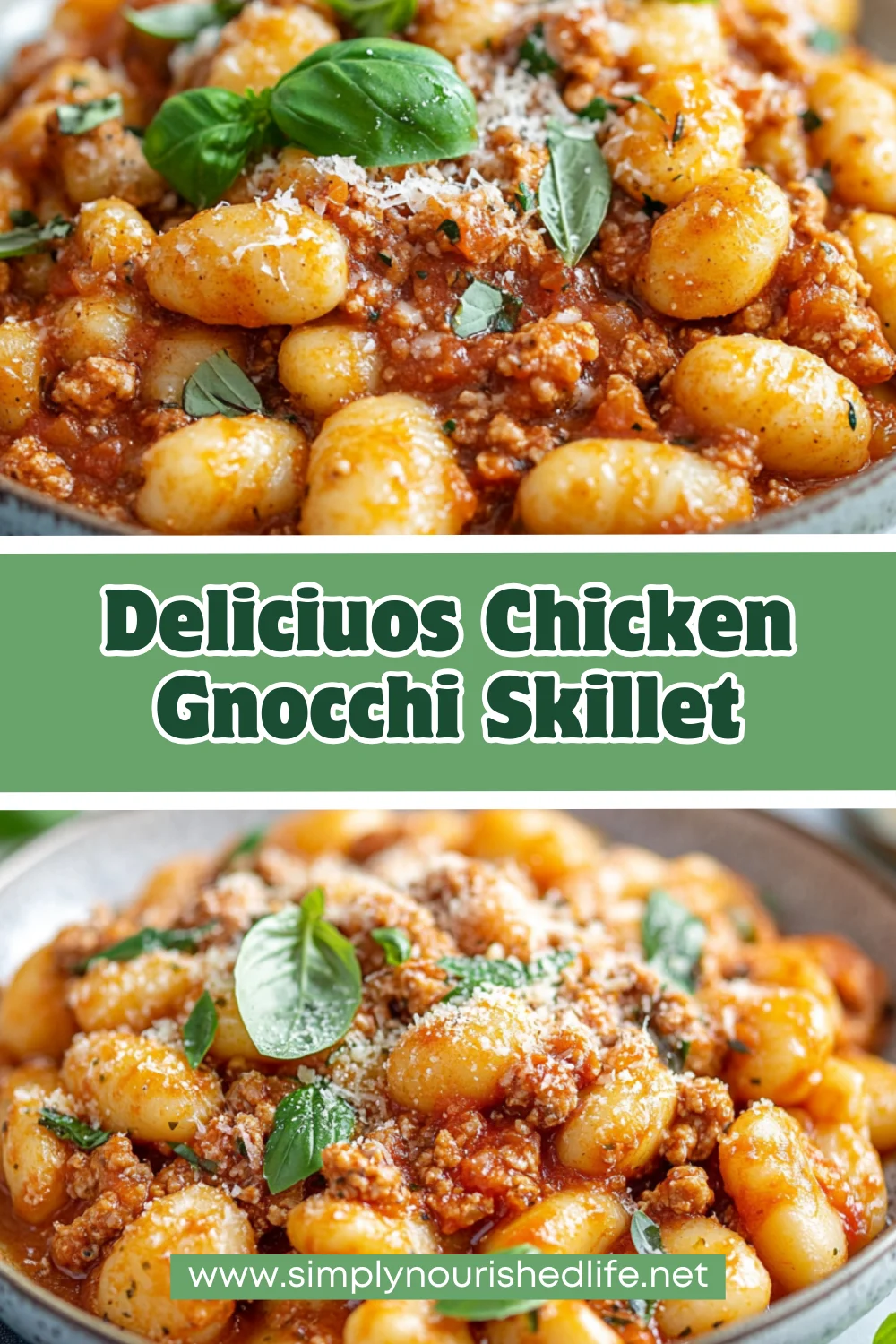 Healthy One-Pan Chicken Gnocchi Skillet In Just 20 Minutes 1 Chicken Gnocchi Skillet