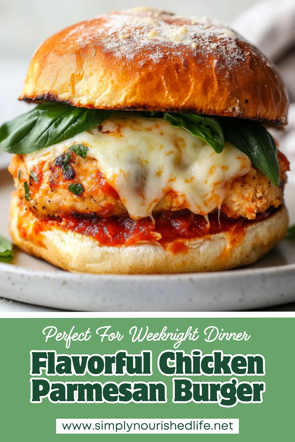 Chicken Parmesan Burger