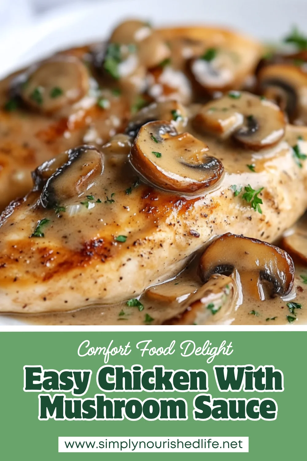 Healthy Chicken With Mushroom Sauce - Easy, Quick &Amp; Delicious 1 Chicken With Mushroom Sauce