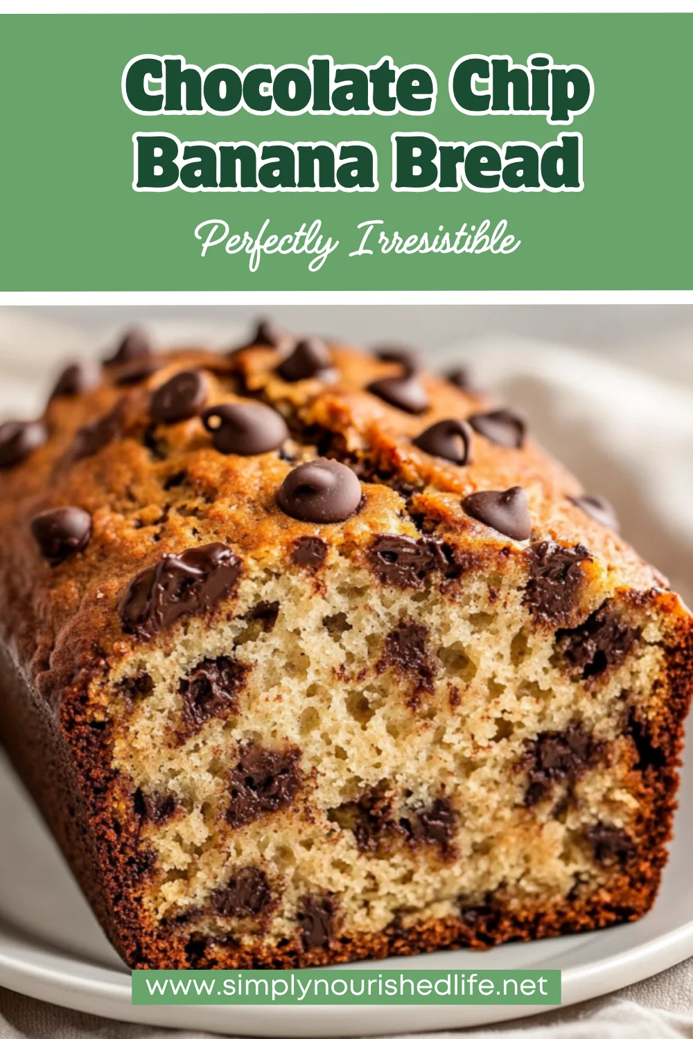 The Best Chocolate Chip Banana Bread Recipe For A Healthy Treat 1 Chocolate Chip Banana Bread
