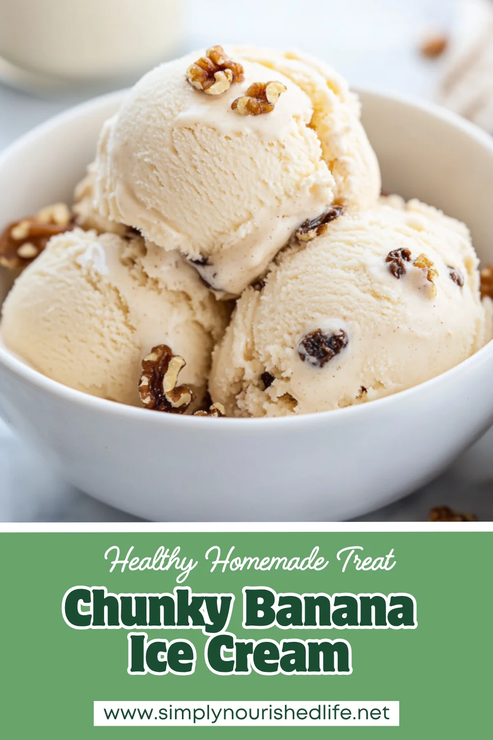Chunky Banana Ice Cream - A Healthy Frozen Treat You'Ll Love 1 Chunky Banana Ice Cream