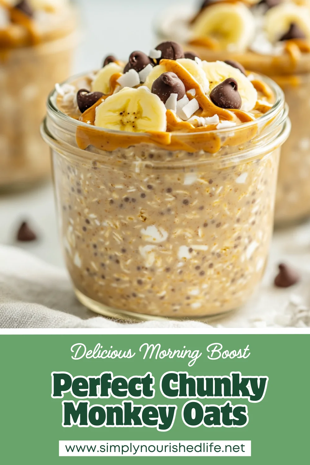 Chunky Monkey Overnight Oats
