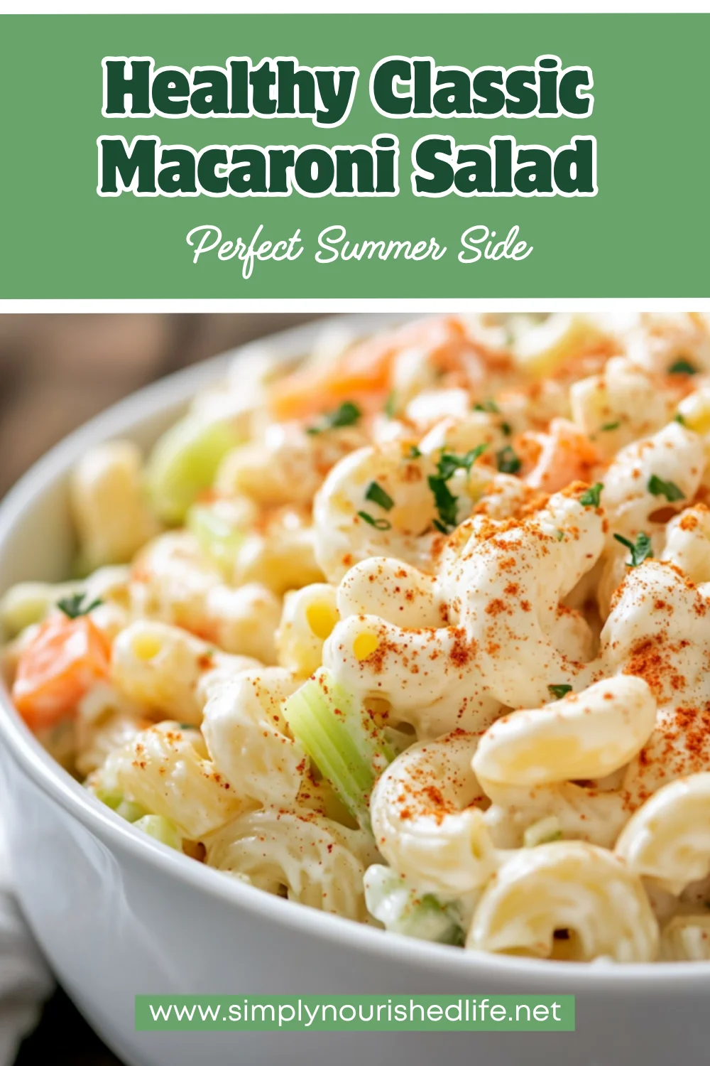 Classic Macaroni Salad – A Healthy, Easy Twist On The Classic Favorite 1 Classic Macaroni Salad