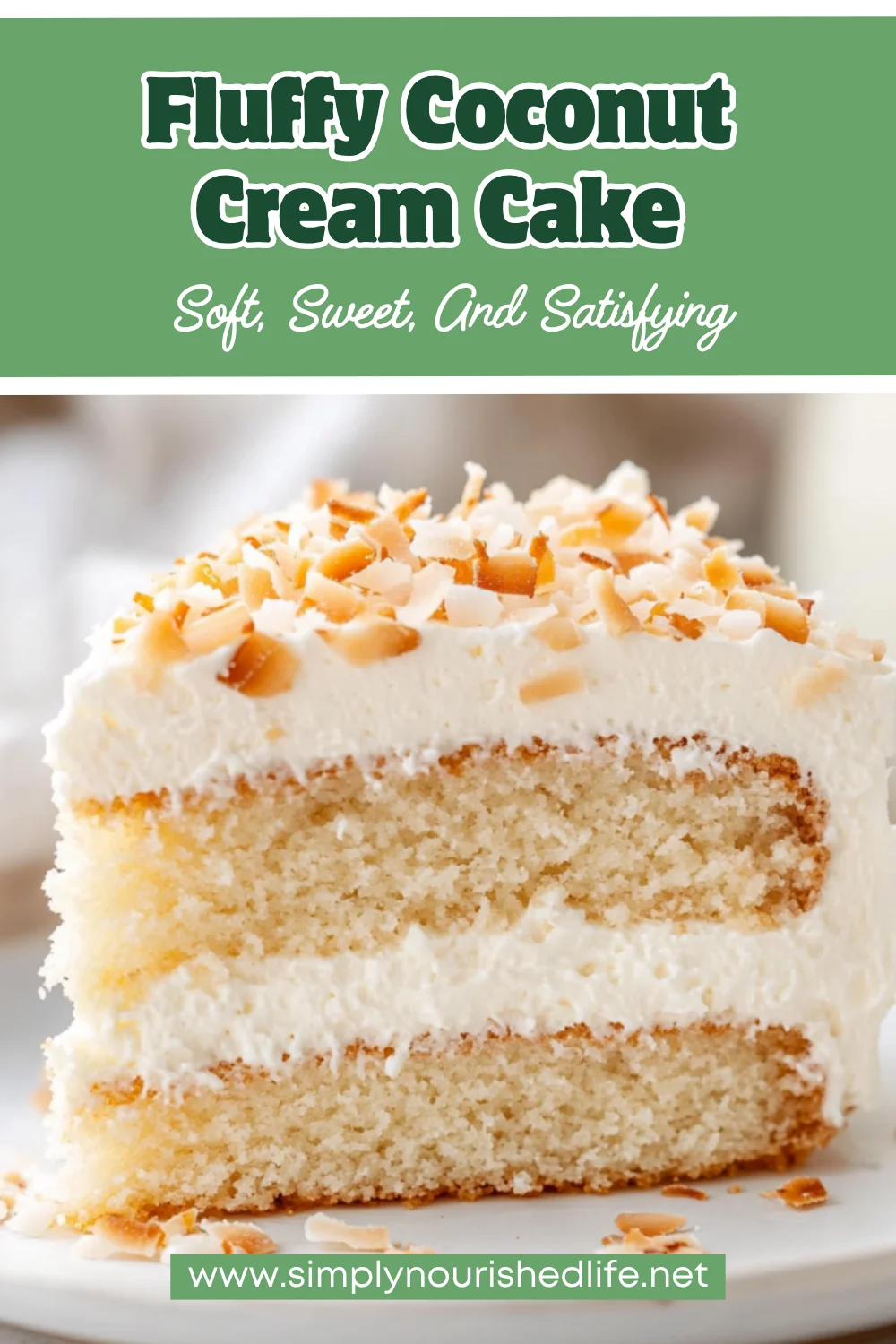 The Best Coconut Cream Cake Recipe For A Healthier Sweet Treat 1 Coconut Cream Cake