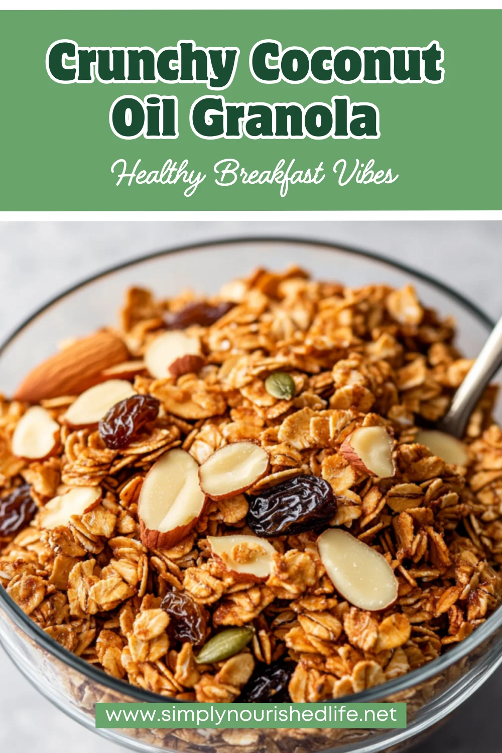 The Best Coconut Oil Granola Recipe Packed With Healthy Goodness 1 Coconut Oil Granola
