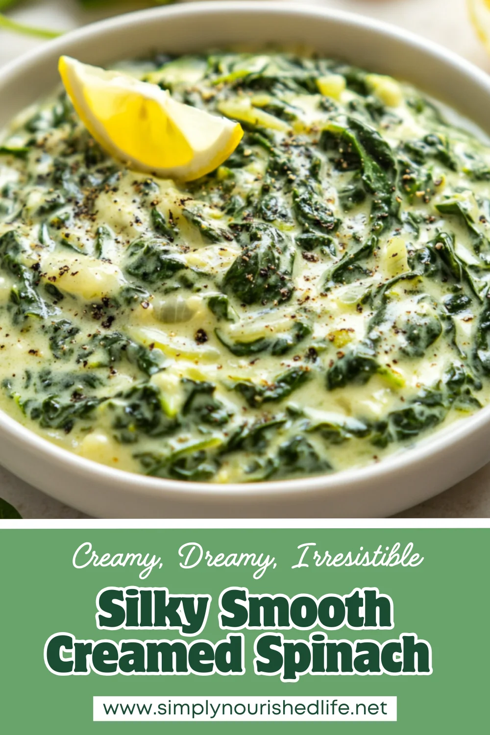 Creamed Spinach Side Dish