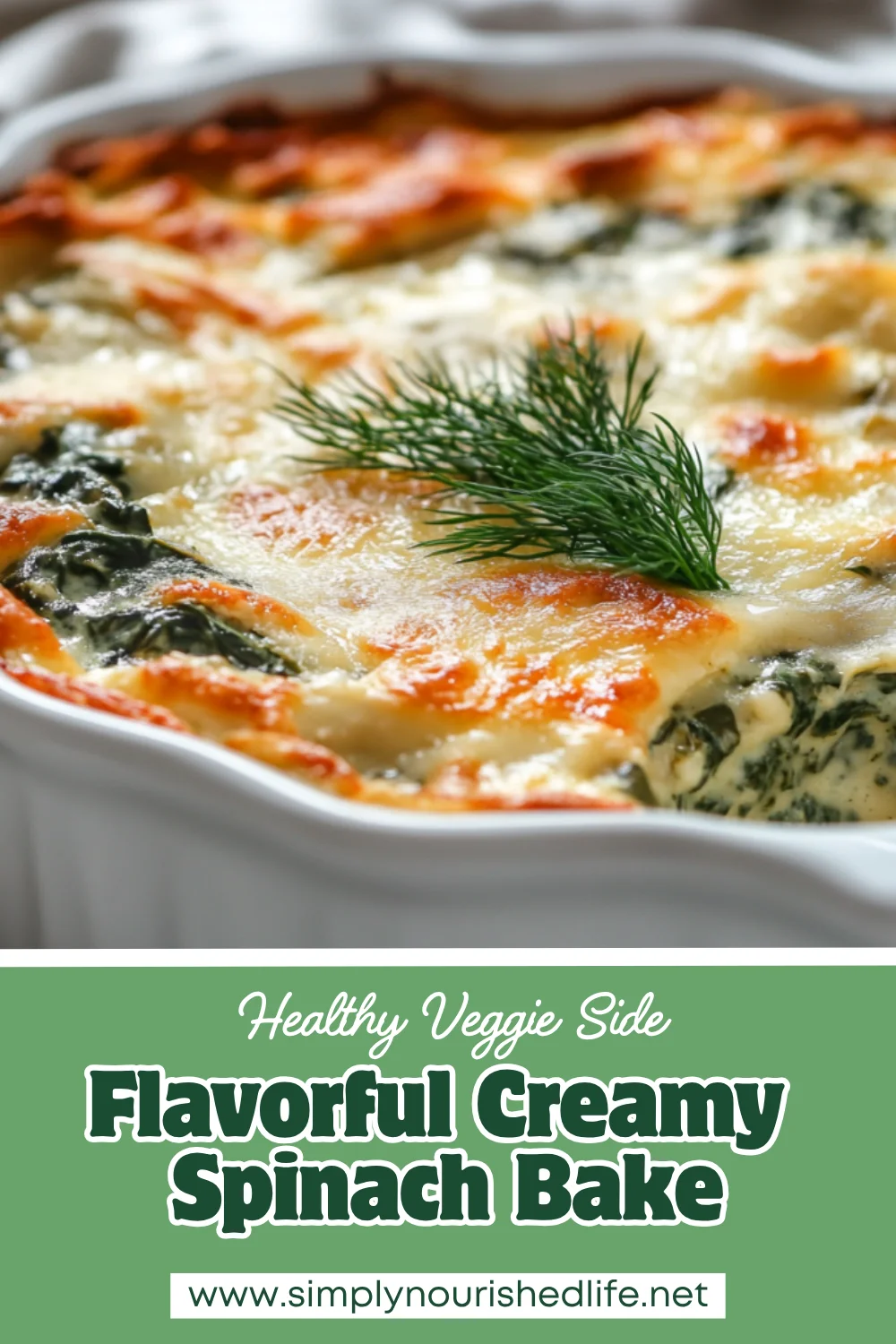 Creamy Spinach Bake