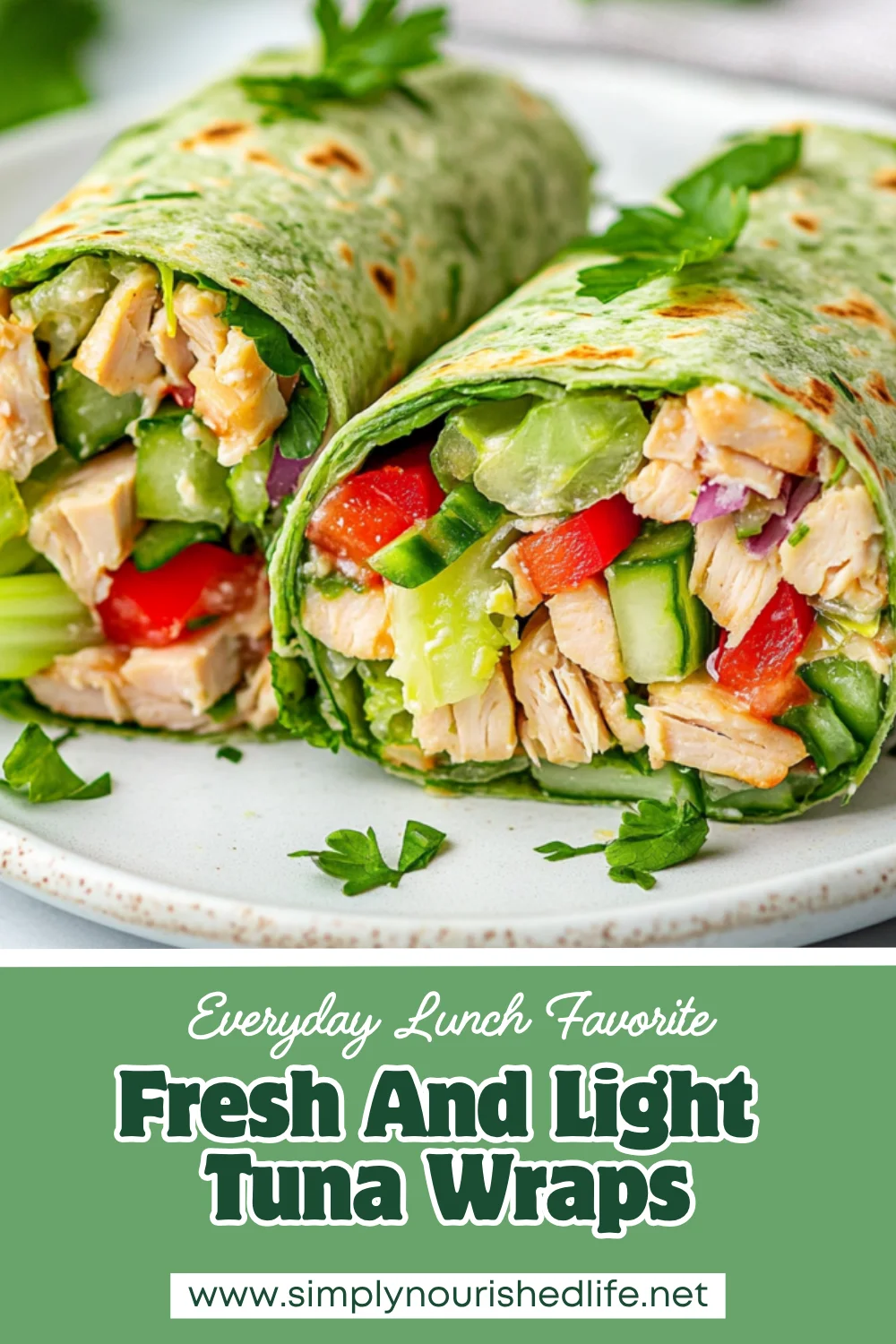 Crunchy Tuna Wraps