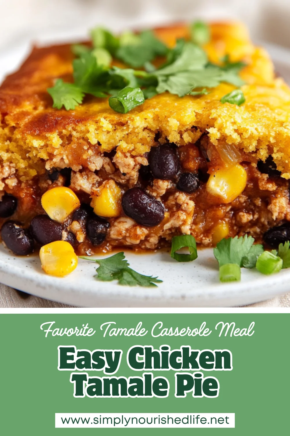 Easy Chicken Tamale Pie