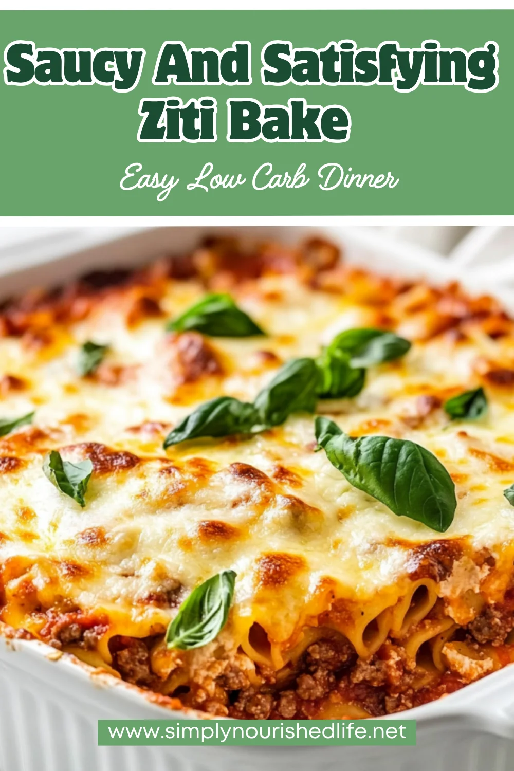 Easy Ziti Bake: A Simple, Cheesy Dinner Favorite 1 Easy Ziti Bake