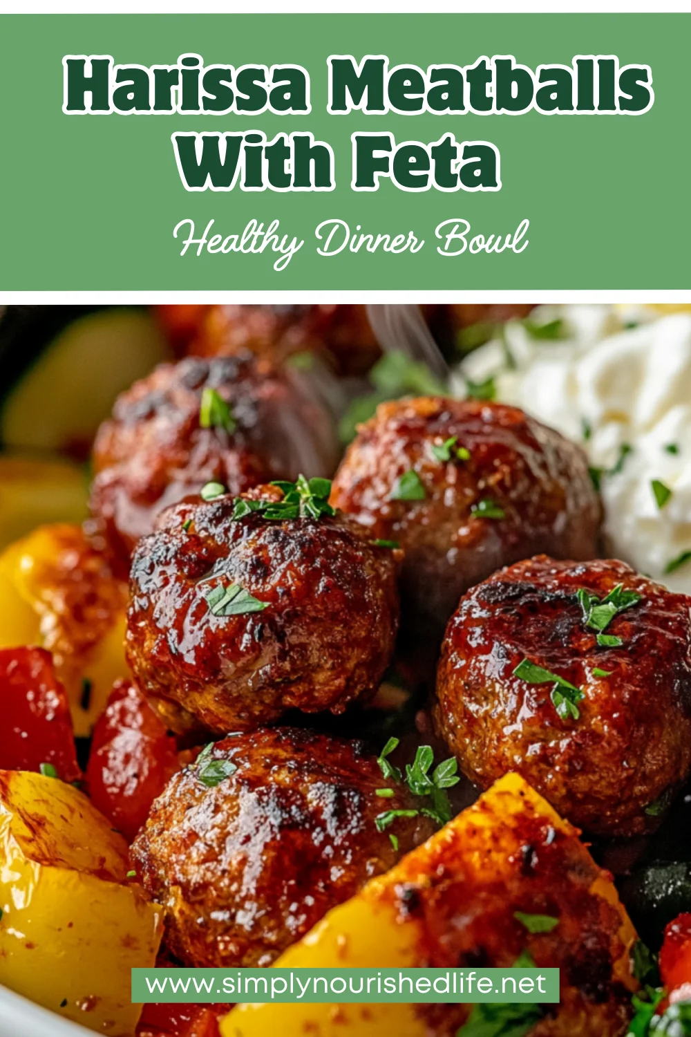 Harissa Meatballs With Feta: A Bold, Healthy Dinner Idea 1 Harissa Meatballs With Feta