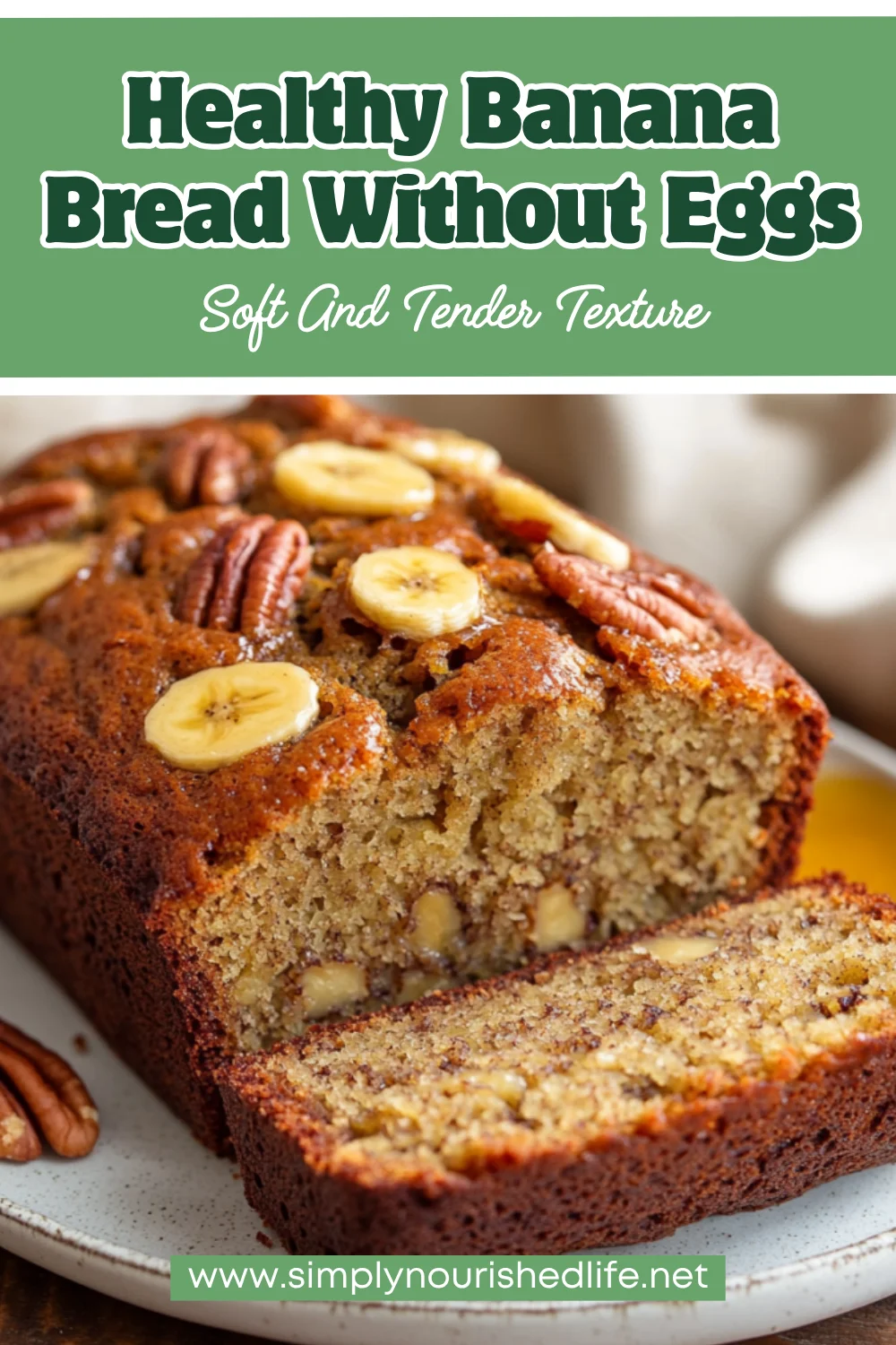 Healthy Banana Bread Without Eggs