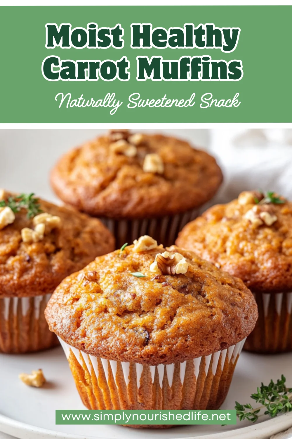 Healthy Carrot Muffins