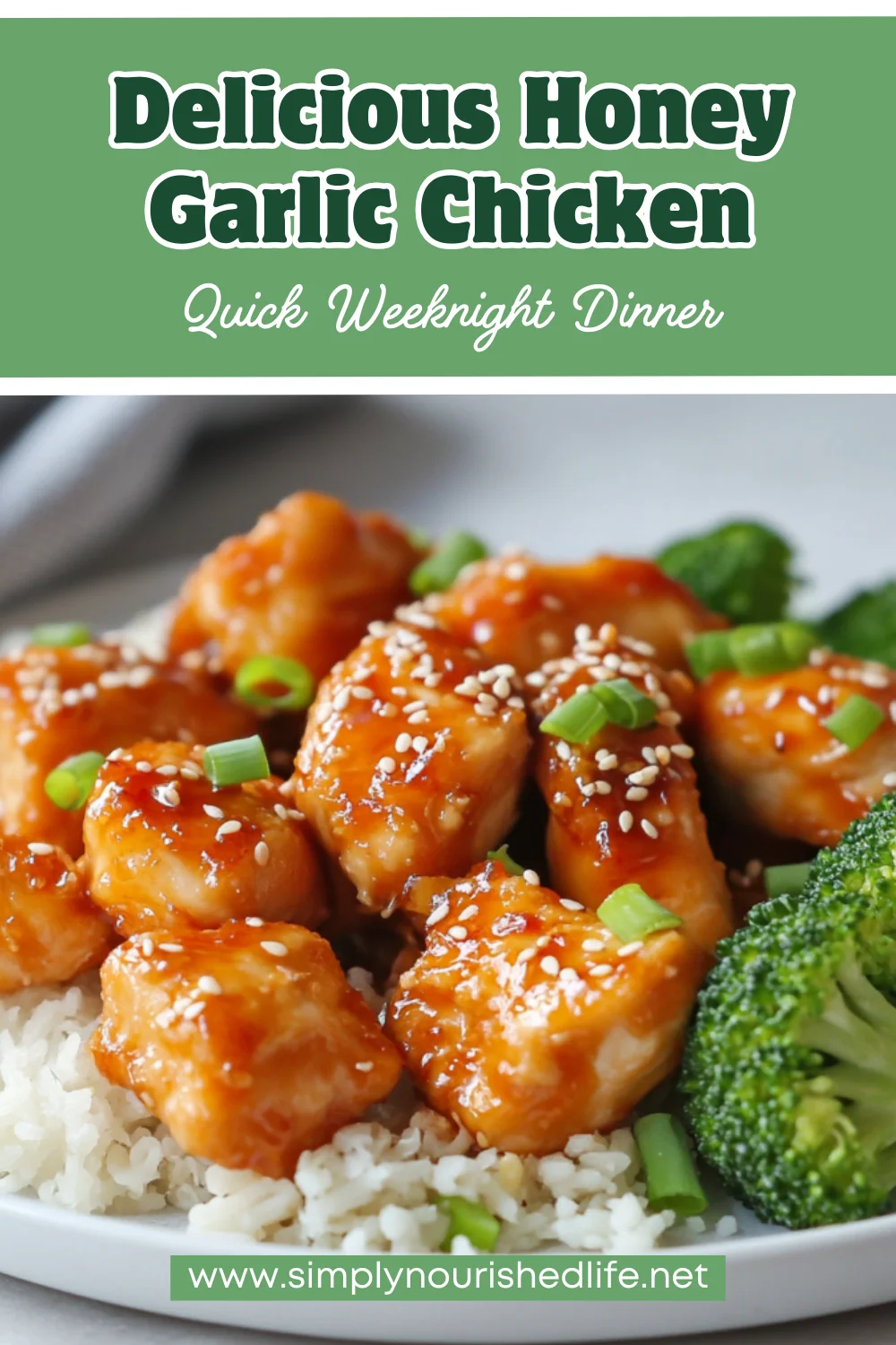 Honey Garlic Chicken Dinner
