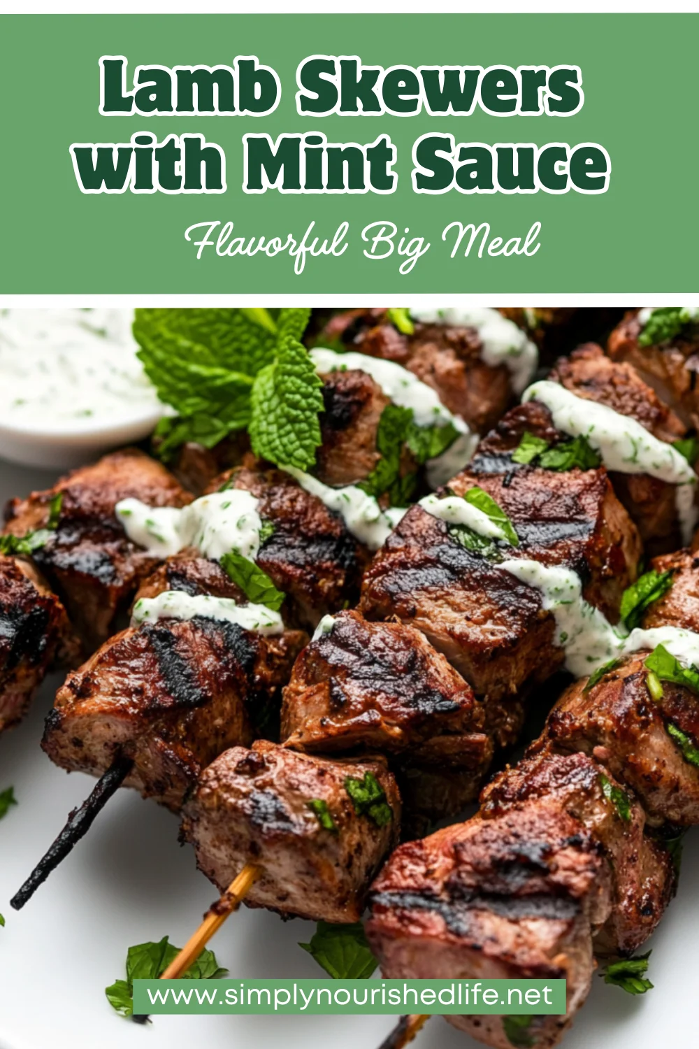 Lamb Skewers With Mint Sauce: A Healthy, Flavor-Packed Dish 1 Lamb Skewers With Mint Sauce
