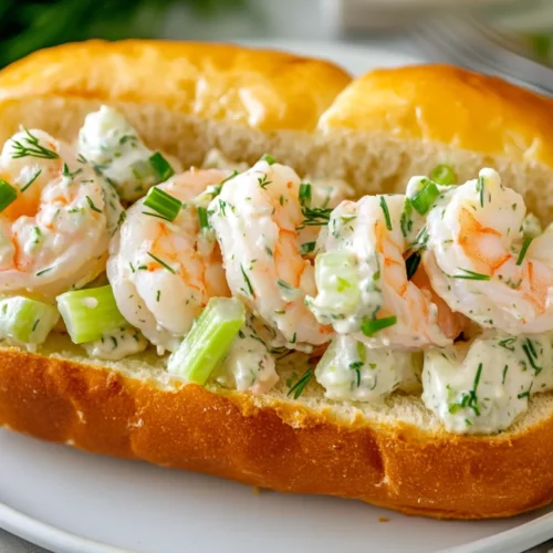 New England Shrimp Rolls: The Perfect Healthy Twist On A Classic 2 New England Shrimp Rolls Served On A White Plate, Garnished With Chives And A Lemon Wedge