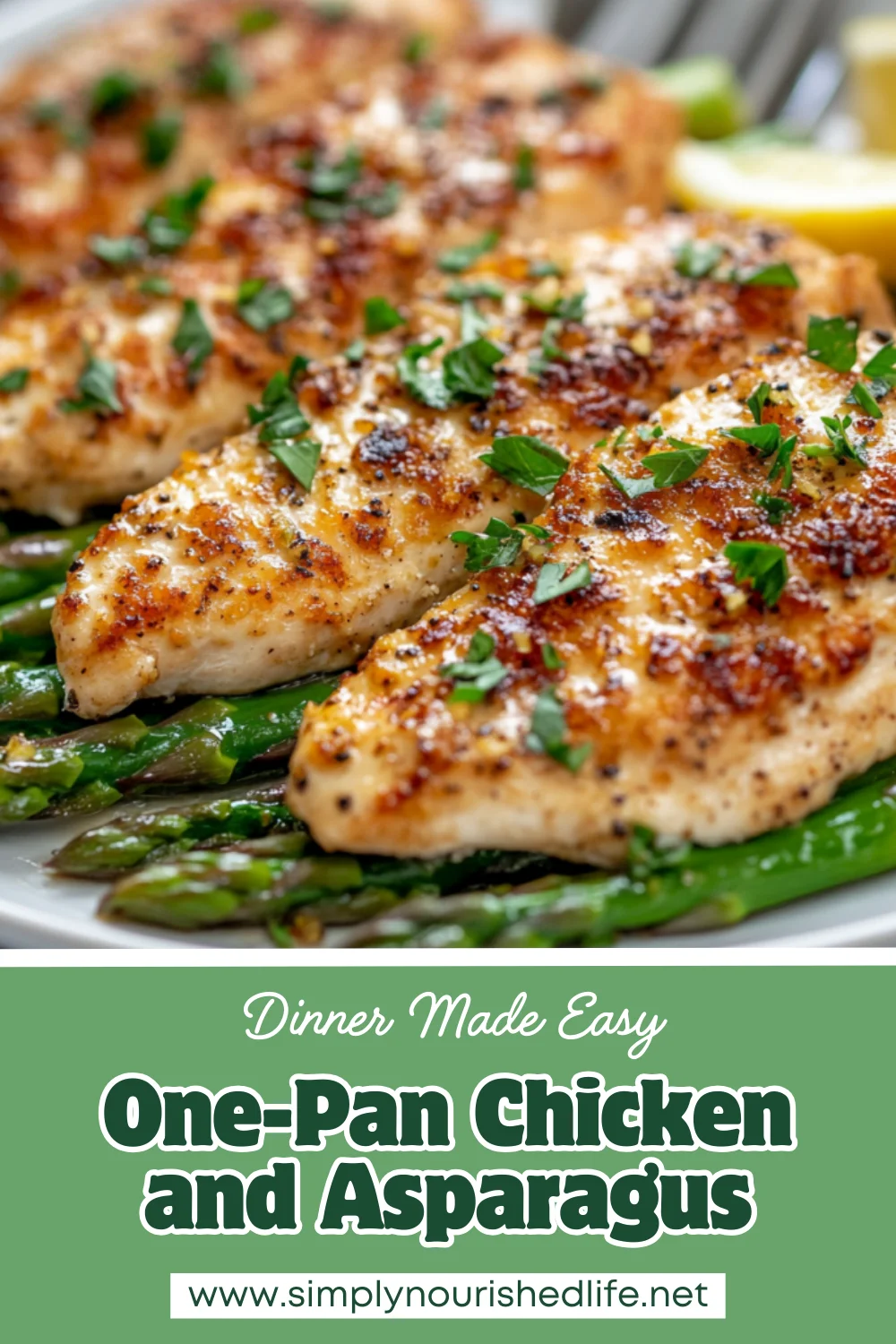 Quick One-Pan Chicken And Asparagus For A Healthy Dinner 1 One-Pan Chicken And Asparagus