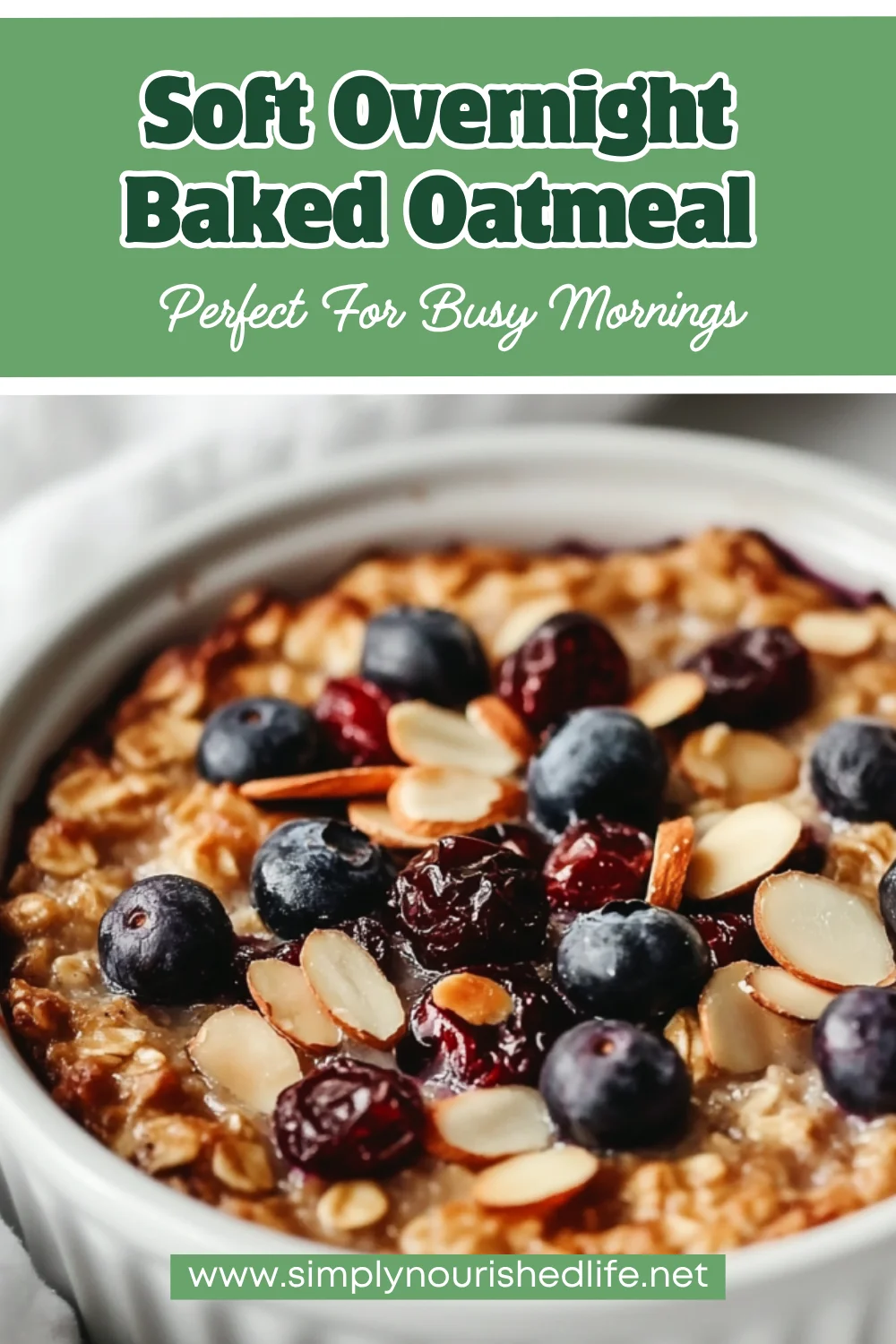 Healthy And Delicious Overnight Baked Oatmeal Recipe 1 Overnight Baked Oatmeal
