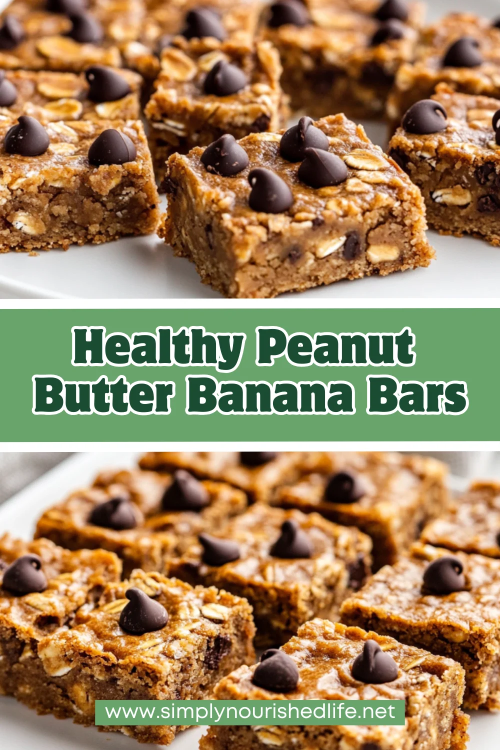 Healthy Peanut Butter Banana Bars: Easy Snack Recipe 1 Peanut Butter Banana Bars