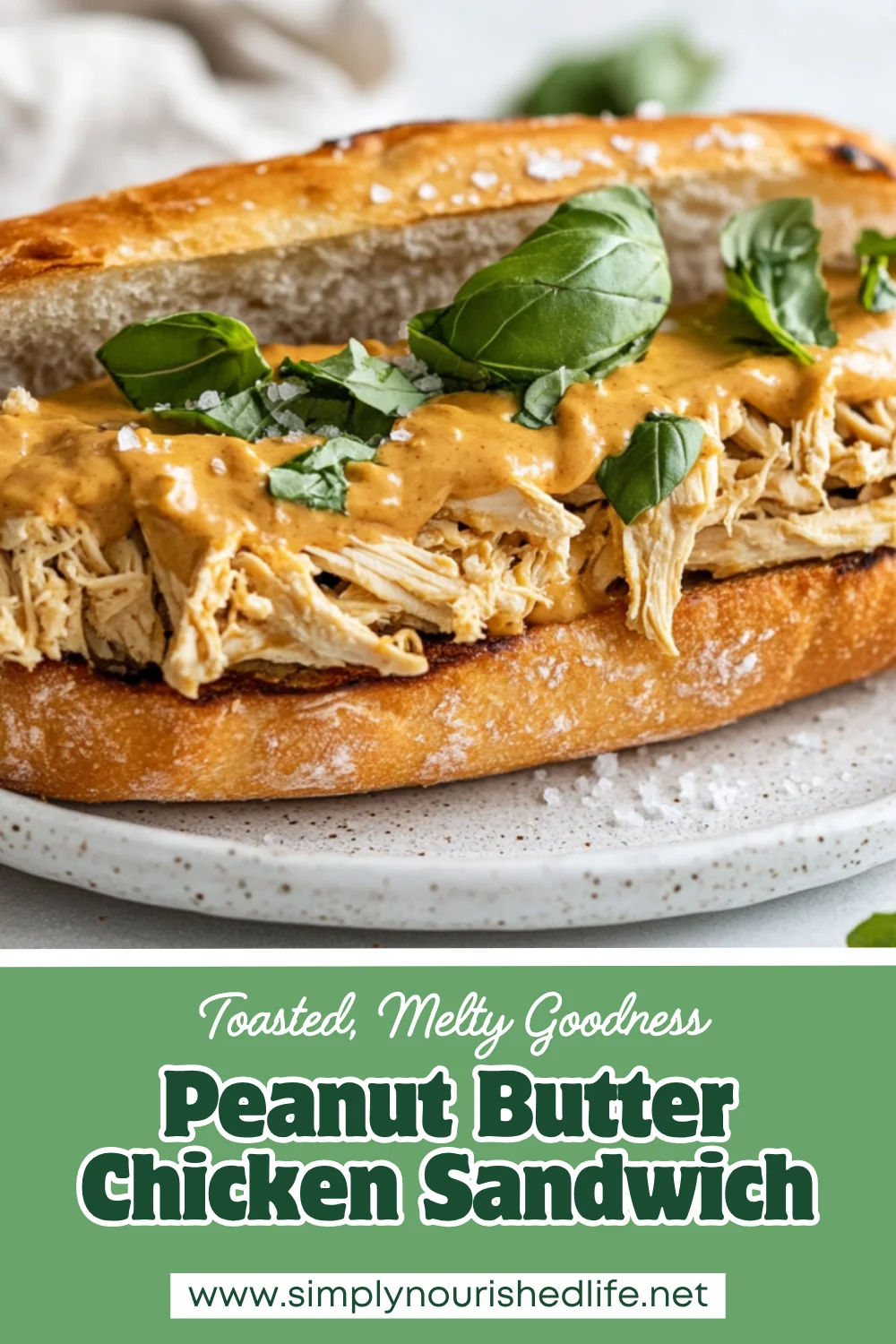 Peanut Butter Chicken Sandwich