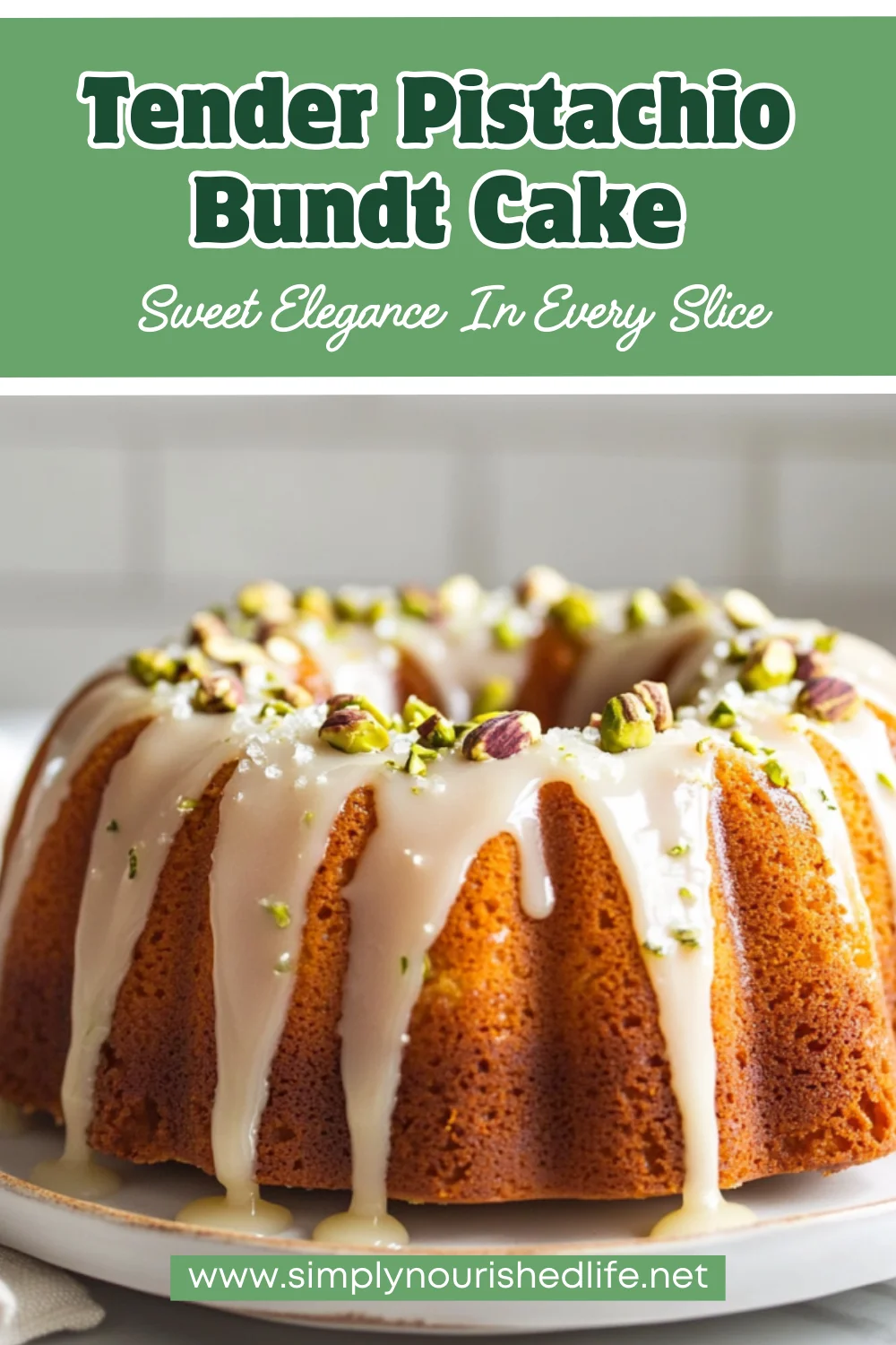 Pistachio Bundt Cake
